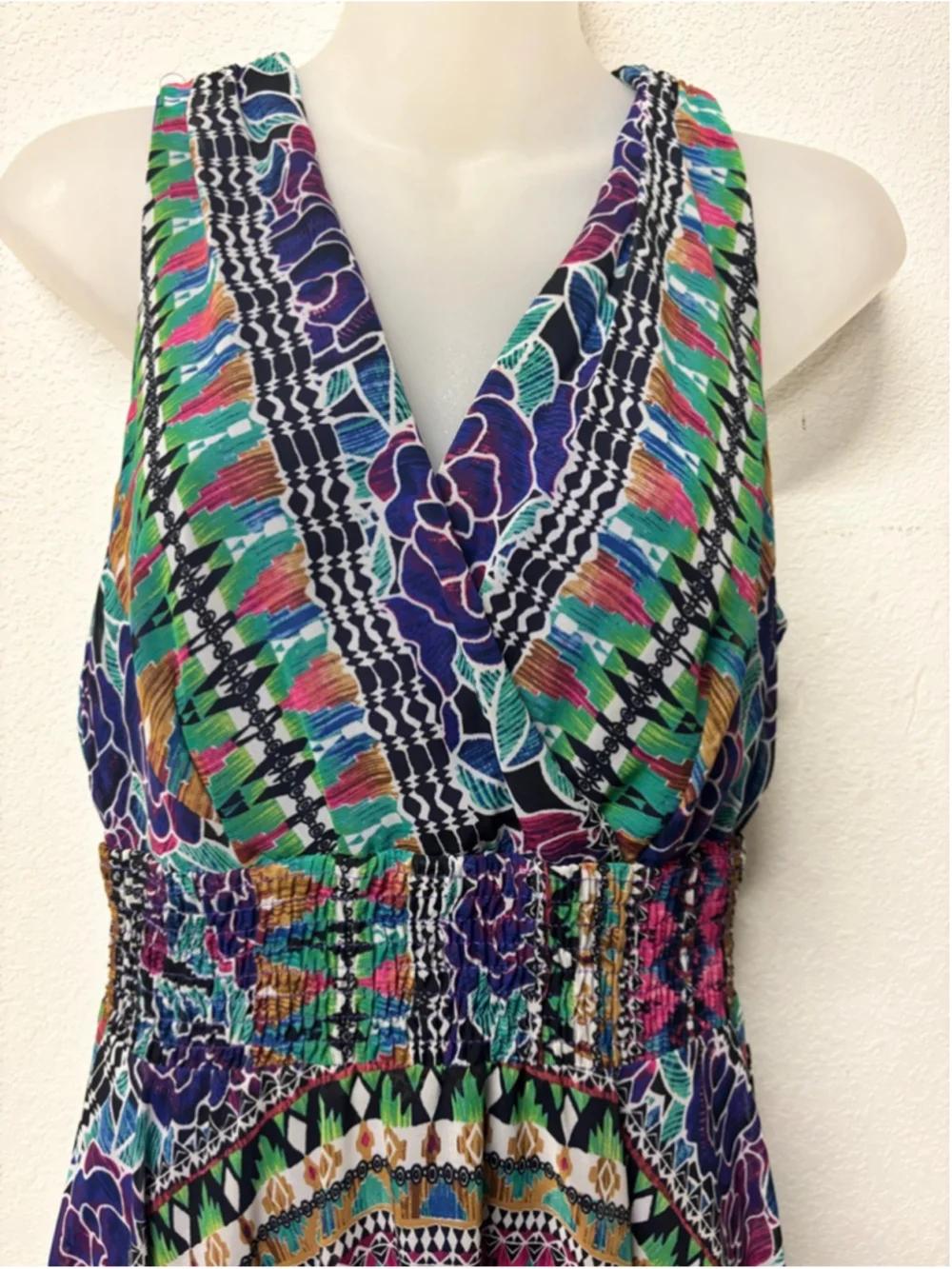 Rabbit Rabbit Rabbit Designs Multicolor Asymmetrical Dress Size 12 - Picture 4 of 10